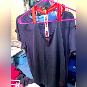 Nike Dri Fit Black & Red Tank Top- size Medium- **NEVER WORN**